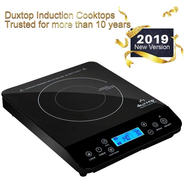 Portable Induction Cooktop, Countertop Burner Induction Hot Plate with LCD  Sensor Touch 1800 Watts, Silver 9600LS/BT-200DZ - AliExpress